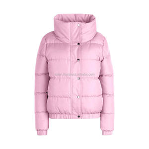 KIJJW1 Veste bouffante personnalisée de haute qualité pour femmes, respirante, camouflage, peau de mouton, rayures, broderie, perles, rivet, coton - Product Image 4