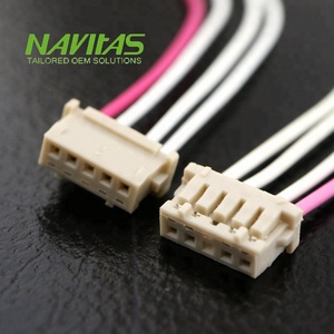 Hirose สาย DF13-5S-1.25C 1.25มม. ตัวเมียสายไฟสายไฟฉนวนพีวีซีตัวนำทองแดงแบบวิศวกรรมตามสั่ง - Product Image 3