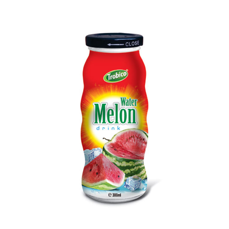300ml Glass bottle Natural Watermelon Juice Drink from Vietnam