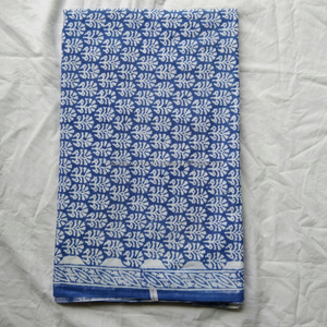 Wholesale Cotton Custom Block Printing Fabric By The Yard Garments & Home Bedding Accessories Redesign Multipurpose Raw Fabric - Product Image 2