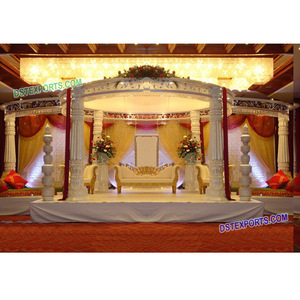 Conjunto de mandalas de boda, conjunto de mandalas de fibra blanca, perla, indio - Product Image 1