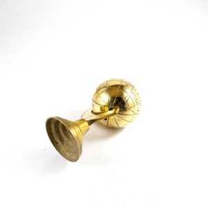 Polished Brass Nautical <b>World</b> <b>Globe</b> with Alloy Metal Base for Wedding Christmas Graduation Corporate Table Decor Office Home Use - Product Image 2