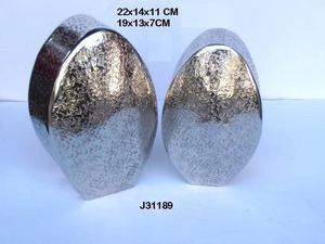 Adornos navideños con forma de flor de alta calidad, adornos con acabado de níquel y aluminio, precio al por mayor - Product Image 4