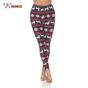 ขายส่ง92% โพลีเอสเตอร์8% แปนเด็กซ์มาใหม่ที่กำหนดเองระเหิดพิมพ์เลกกิ้งคริสต์มาส - Product Image 5