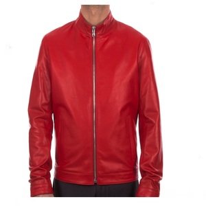 Fantastique hommes classique Biker Style veste en cuir Slim Fit moderne en cuir véritable vêtements d'extérieur confortable moto mode - Product Image 1
