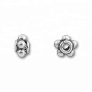 B161 Perles en argent sterling pour bijoux pour bracelets colliers boucles d'oreilles et perles en vrac - Product Image 1