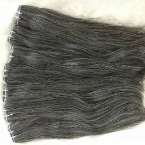 Extensions de cheveux naturels pour tressage, cheveux brésiliens lisses, gris, offre spéciale