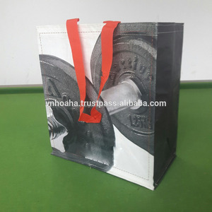 Sacs de courses en PP tissé avec poignées tubulaires et poignées en sangle PP - Taille et couleur personnalisables Prix abordable - Product Image 4