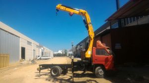 Grúa montada en camión PMA100 de alta calidad, grúa articulada plegable 10TM, entrega rápida, componentes de núcleo de rodamiento de bomba de nueva condición - Product Image 6