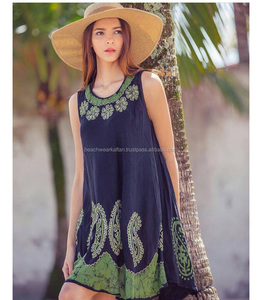 Robe de plage en rayonne pour femmes, tissu Floral, chic, vêtements de styliste, pour les fêtes, Poncho couverture de plage - Product Image 1