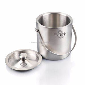 Seau à glace à double paroi en acier inoxydable de haute qualité pour les fêtes - Product Image 3