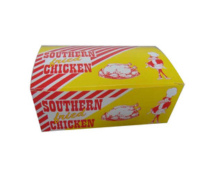 Boîte à poulet frit jetable et recyclable, boîte à bento <span class=keywords><strong>KFC</strong></span> rôtie, en papier, pliable - Product Image 3