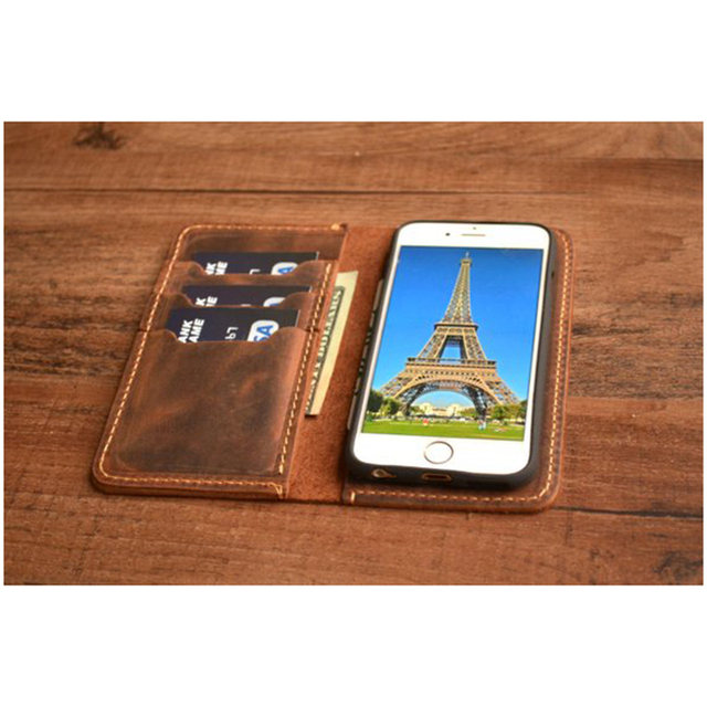 Wholesaler Genuine Leather Waterproof Mobile Phone Cases Card Holder Screen Protector Custom Design Multi-Color Options Custom
