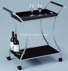 Carrito de Cocina Comercial Multiusos de Madera con Diseño Contemporáneo para Muebles de Hotel, Comedor, Sala de Estar y Taller - Product Image 1