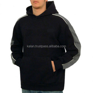 KFH01 Sweat à capuche de gymnastique pour hommes personnalisable motif solide grande taille 100% coton tricoté tissage laine polaire meilleure qualité écologique - Product Image 1