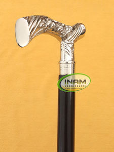 Bastón plegable de madera para caminar, bastón de Estilo vintage hecho a mano, de alta calidad, con mango de diseñador - Product Image 4