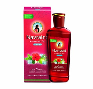 Huile capillaire fraîche Navratna pour tous types de cheveux - Product Image 1