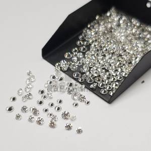 เพชรสังเคราะห์ทรงกลมเจียระไนสีขาว2.7 3.3มม. สี G-H-I ความละเอียดระยะประชิดขัดแบบหลวม2.7 3.3มม. สี G-H-I ความบริสุทธิ์ - Product Image 3