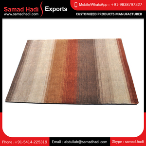 Tapis fait à la main écologique de qualité supérieure Tapis fait à la main brodé à la main Tapis à tisser design unique à vendre - Product Image 4