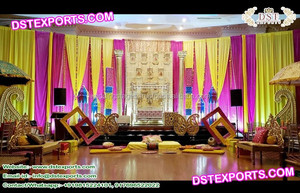 Mehandi-escenario indio de boda, Escenario nocturno, configuración asiática - Product Image 6