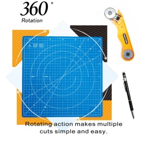 Découpe de courbe facile à cercle 18x18, tapis multicouches, matériel de pliage souple - Product Image 2