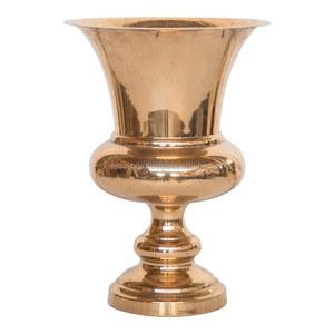 Small <b>Gold</b> Mejastic Flower <b>Vase</b> - Product Image 2