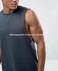 Venta al por Mayor de Camisetas Deportivas de Gimnasio para Hombre, Talla Grande, Corte Musculoso, Estilo Stringer, Personalizadas, de Lucha Libre, Transpirables, de Algodón y Bambú - Product Image 4