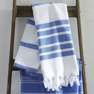 Hot Sale Fouta Beach Towels Hammam towels Turkish Beach towels with Fringes