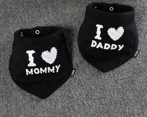 ผ้ากันเปื้อนผ้าฝ้าย100% สำหรับเด็กทารกผ้ากันเปื้อนผ้าฝ้ายเทอร์รี่พิมพ์โลโก้ตามสั่ง - Product Image 2