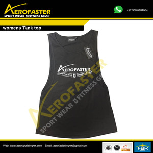 เสื้อกล้าม AeroFaster สำหรับผู้หญิง สีชมพู ระบายอากาศได้ดี ดีไซน์เว้าลายสก็อต ผ้าฝ้าย 100% ชุดกีฬา ชุดออกกำลังกาย โลโก้ด้านหน้า - Product Image 3