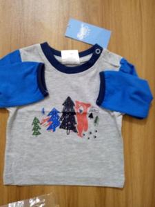 Camiseta de algodón multiestampado para niños diseñada para la temporada de primavera Stock de ropa para niños - Product Image 3