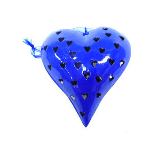 Hot Selling <b>Decorative</b> Christmas Hanging Metal <b>Heart</b> Shaped Ornament - Product Image 2