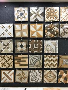 Azulejos personalizados de colores brillantes Diseños de lujo 400x400mm Azulejos de piso esmaltados de cerámica a precio mayorista para Reselling. - Product Image 4