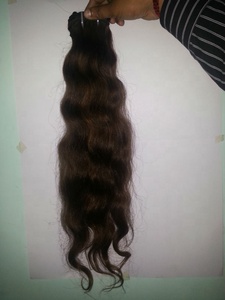 Venta al por mayor de 30 pulgadas de la Virgen Brasileña Remy Wave Pelucas Natural Negro Indio de Encaje Extensiones de Cabello Humano sin Enredos - Product Image 5