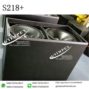 1600W güçlü çift 18 inç Subwoofer hoparlör kutusu S218 +