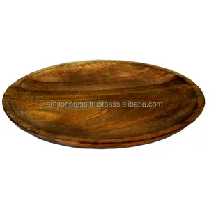 Serving Plate Eco-Friendly Tabletop Wooden Plate Dinnerware Dishes & Plates