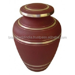 Nueva Urna Funeraria/de Cremación para Adultos Estilo Americano de Brassworld India Funeral Supplies - Product Image 2