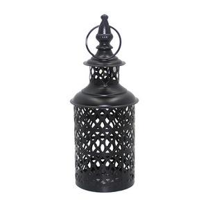 Matt <b>Black</b> Luxury Iron Candle <b>Lantern</b> Holders for home decoration - Product Image 1