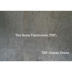 Ocean Green Quartzite TSF India Durable Antiácido Resistencia a la erosión Hoja de chapa de piedra flexible moderna para hoteles Pizarra dividida - Product Image 3