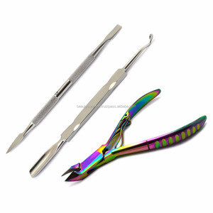 Juego de cortaúñas profesional para manicura y pedicura, empujador de cutículas y pinzas para uñas encarnadas, herramienta para quitar callos, respetuosa con el medio ambiente - Product Image 3