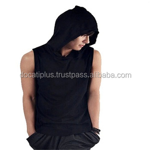 เสื้อยืดแขนกุดกีฬาโพลีเอสเตอร์สำหรับผู้ชายสั่งทำ - Product Image 1