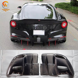 Pour <span class=keywords><strong>Ferrari</strong></span> F12 2013-2015 Pièce auto Kit carrosserie lèvre de pare-chocs avant en fibre de carbone Refit - Product Image 6