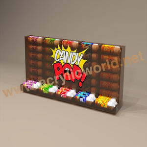 ที่กำหนดเองขวดขนมคริลิคยืนแสดงที่ใช้ในร้าน - Product Image 3