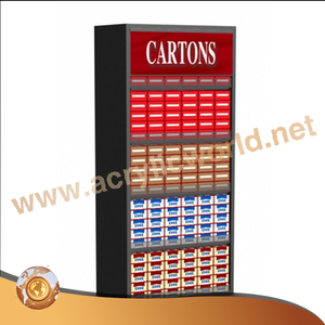 พื้นแสดงบุหรี่แบบกําหนดเองยืนตู้โชว์บุหรี่อะคริลิคขนาดใหญ่สําหรับการขาย - Product Image 1