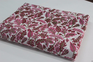 By Yard Hand <b>Block</b> <b>Print</b> Cotton Fabrc* Indigo Bagru <b>Print</b> Fabric One Yard FC1 - Product Image 5