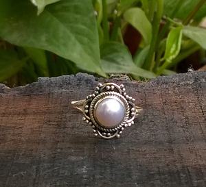 2017 à la main bague en argent sterling bague en pierre - Product Image 1