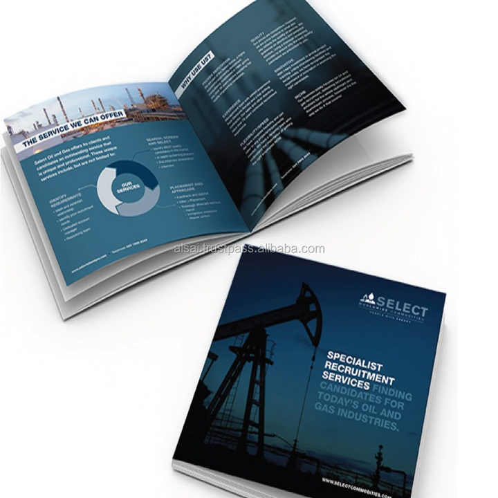 Worldwide Unique Brochure Book Printing Services Wholesale Suppliers in India Custom A5 Size Made From Cardboard Paper