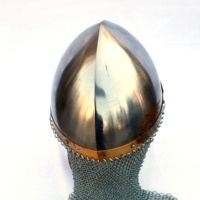SAIWH929 — casque militaire de haute qualité, carillon antique, aventaille, Norman, Viking, vente en gros