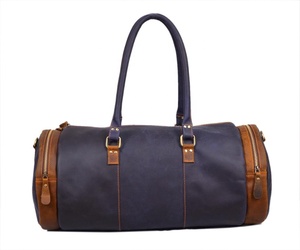 Bolsas de viaje de lona de cuero genuino de la mejor calidad multifuncional del fabricante al por mayor para hombres - Product Image 5