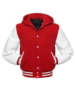 แจ็คเก็ตวาร์ซิตี้/เลตเตอร์แมน/แบบวิทยาลัย รุ่นใหม่ ปี 2026 ทันสมัย ราคาประหยัด ผลิตตามสั่ง ทำจากผ้าขนสัตว์สีดำ พร้อมแขนเสื้อหนังสีดำ - Product Image 5